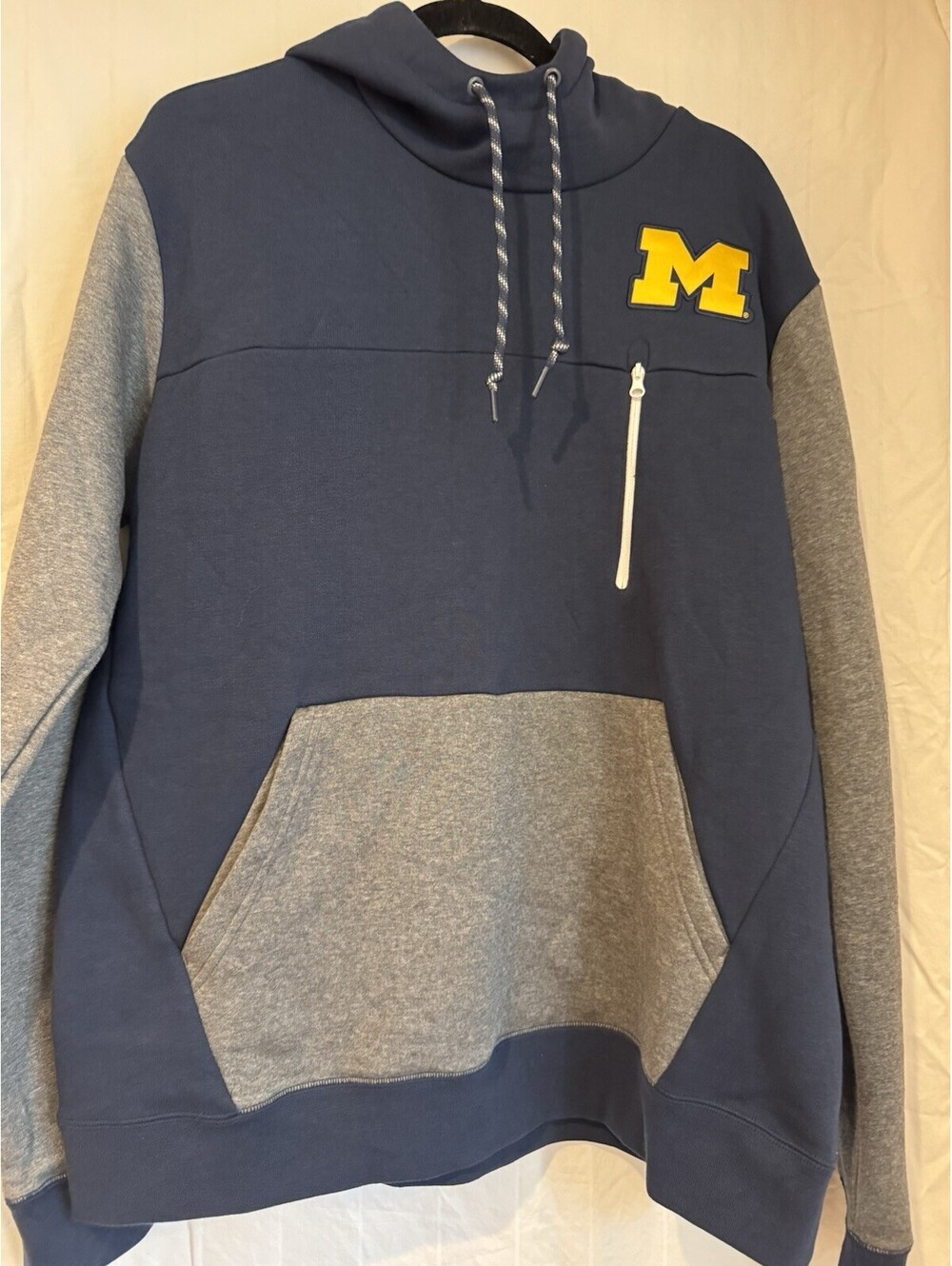 Nike Michigan hoodie Grey And Navy Xl